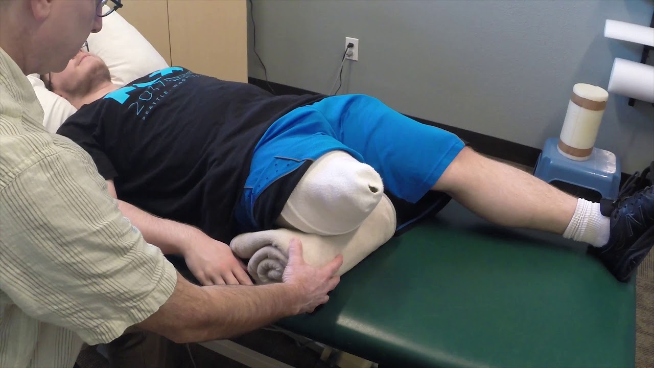 Thigh Stretching For Amputees - YouTube