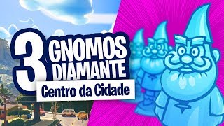 ALL 3 DIAMOND GNOMES - TOWN CENTER | Plants vs Zombies Battle for Neighborville