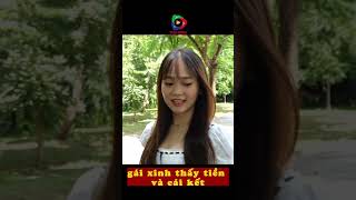 Cuộc chiến nhặt tiền và cái kết  #haihuoc #giaitri #phimngan #Gaixinh