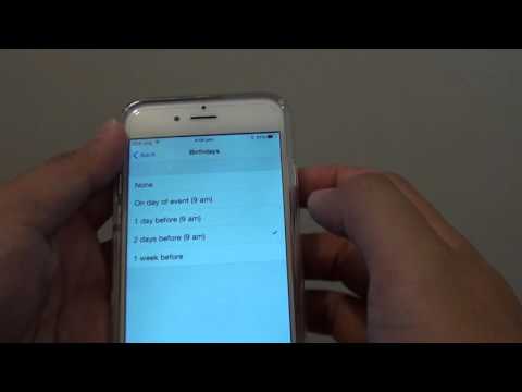 iPhone 6: How to Set Default Calendar Alert Time iPhone 6: How to Set Default Calendar Alert Time