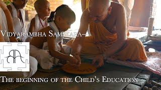 Vidyārambha Saṁskāra - The Beginning of a Child's Education