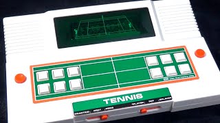 【レトロ ＦＬゲーム】トミー エレクトロニクス ゲーム テニス 蛍光表示管 昭和 玩具 スポーツ おもちゃ TEG TOMY TENNIS lsi japan game ブラゼ