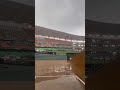 La pluie s’invite au stade olympique d’Ebimpe, lieu de la cérémonie et d’ouverture de la CAN 2023.