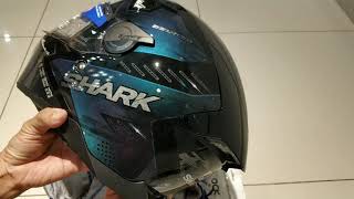 SHARK Skwal 2.2 Venger Full Face Helmet Unboxing White LED