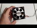 test kipas high speed silent san ace 80 fan 12v 0.26a 3800rpm test for sale