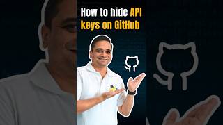 How to hide API keys on Github? #coding #programming #ytshorts #shorts