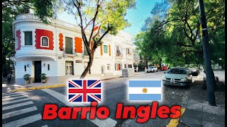 🇬🇧 ASÍ es el BARRIO INGLES  de BUENOS AIRES 🇦🇷 ARGENTINA