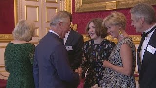 Prince Charles hosts reception for Britain's Oscar winners