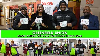 Enjoy Detroit Snack Bags to Greenfield Union