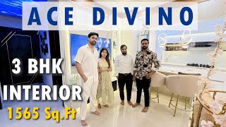 Luxury 3 BHK Interior in ACE DIVINO | Noida Extension | Big Makeover ACE DIVINO INTERIOR