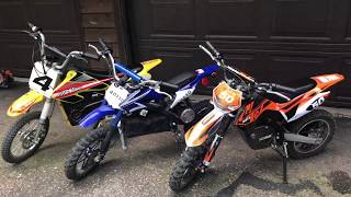 Razor Vs. Rosso Vs. Mototec Electric Dirt Bike | Best Kids Electric Dirt Bike