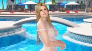 DEAD OR ALIVE Xtreme 3　プレゼントされた水着で半ケツ童顔ロリ巨乳♪ほのかちゃんとつなひき対戦