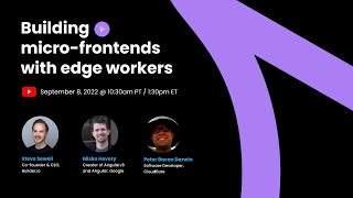 Building micro-frontends with edge workers