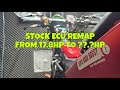 RAIDER 150 FI STOCK ECU REMAP & DYNO TUNE17.8HP TO ??.?HP lets go!