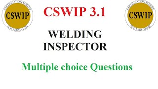 CSWIP 3.1 model Questions and answers. Paper 1.