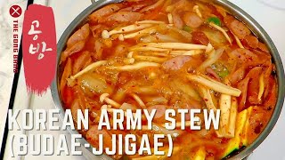 Budae Jjigae (Korean Army Stew) in 100 seconds (Easy Recipe)