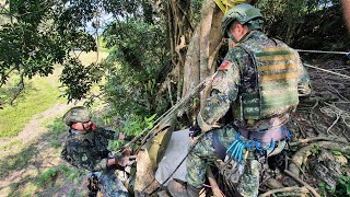 【山嵐野趣】陸軍特戰指揮部繩索教官群 Rescue3 繩索救援 (操作級Operation)訓練