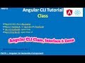 Angular CLI Class Interface and Enum