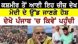 ਕਸ਼ਮੀਰ ਤੋਂ ਪੰਜਾਬ 'ਚ ਆਈ ਇਹ ਚੀਜ਼ ਦੇਖ #Modi ਦੇ ਉੱਡ ਜਾਣਗੇ ਹੋਸ਼ | Narendra Modi | Article 370