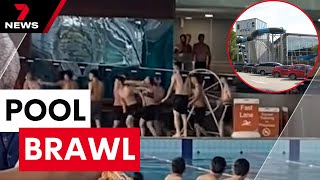 Fists fly as Victorian teens lose their cool at a public pool | 7NEWS