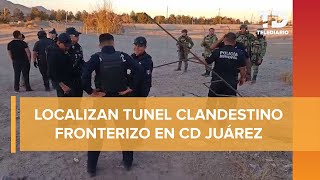 Comienzan a cerrar túnel fronterizo con Texas desde lado mexicano