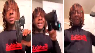 Tragic Moment Teen Rapper Rylo Huncho, 17, Accidentally Shoots Himself Dead Whil