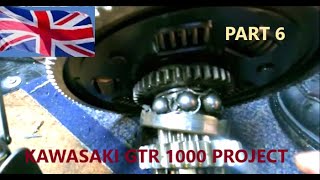 Kawasaki GTR 1000.  Engine  Diagnosis catastrophic bearing failure.