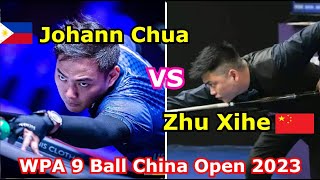 Johann Chua vs Zhu Xihe | WPA 9 Ball China Open 2023 Full Match