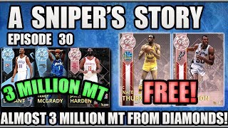 FREE PINK DIAMOND + ALMOST 3 MILLION MT AFTER SELLING EVERYTHING IN NBA 2K18 MYTEAM