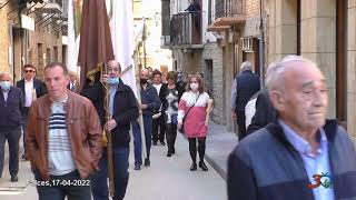 Falces, procesión Domingo de Resurrección 17-04-2022