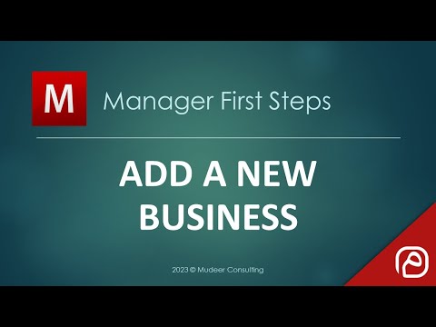 Manager.io Guides: 1 Add a new company and choose between companies