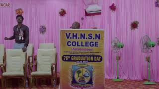 76th Graduation Day | V.H.N.S.N.College (Autonomous)