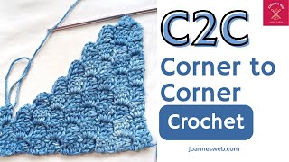 C2C Corner To Corner Crochet Video Tutorial