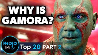 Top 20 MCU Movies के Best Unscripted Moments - Part 2 (10 to 1) | हिन्दी