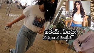EXCLUSIVE VIDEO: Nabha Natesh Spotted At Hyderabad Airport | Daily Culture