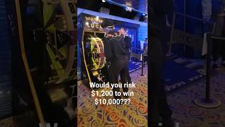 Wheel Spin risking $1,200 to win $10,000 on Victory Casino Cruise s on New Years Eve #gamble #casino