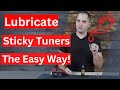 How To Lubricate Guitar Tuners, (AKA Tuning Pegs, Tuning Keys, Machine Heads)