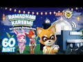 😆Ramadhan Kareem!⭐🌙 60 Minit Kompilasi  🦝Jungle Agent 2🦊 | Bahasa Melayu | Kartun Anak | Mainan