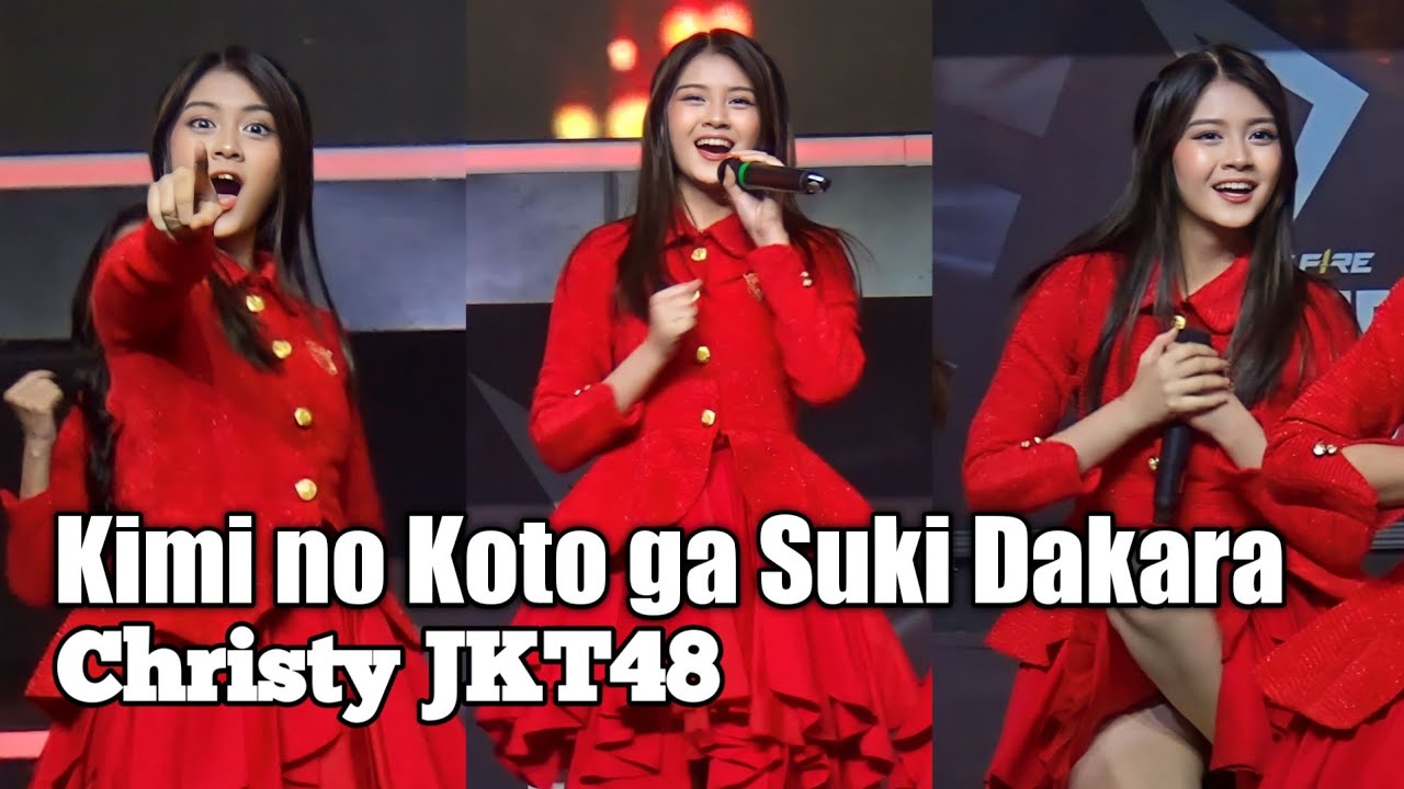 [Vertical Cam] Christy JKT48 - Kimi No Koto Ga Suki Dakara | Grand ...