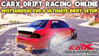 CarX Drift Racing Online - Mitsubishi EVO 9 Ultimate Drift Setup | Update 2.16.1