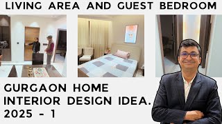 3 bhk flat interior design gurgaon | luxury apartment | modern minimalist