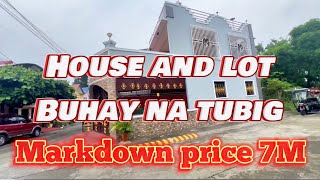 V-A69-24 Semi furnished 2 storey house with roof deck | buhay na tubig , Cavite Philippines