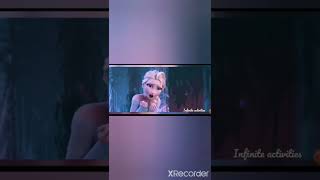 #shorts #elsa Elsa creates Marshmallow to remove Anna and Kristoff