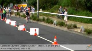 Adam Whyte 805 Gatorade Olympic Distance 2010 11 Race 3 Sandringham