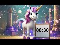 15 minute timer unicorn theme