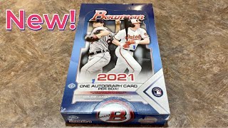 NEW RELEASE!  2021 BOWMAN BASEBALL HOBBY BOX OPENING!