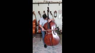 Owen Lee demos a 420 year old Gasparo Da Salo bass