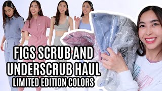 Figs Scrubs and Underscrub Haul and Try-On. Limited Edition Colors I TIFFANYRN