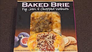 Costco Sale Item Review Fotis Fine Foods Baked Brie Fig Jam \u0026 Chopped Walnuts Taste Test