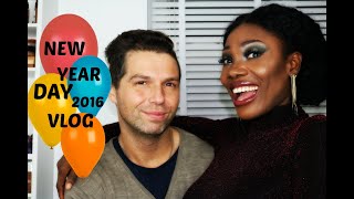 NEW YEAR DAY VLOG 2016, Come Party With Us! Abies and Tom Vlog#19